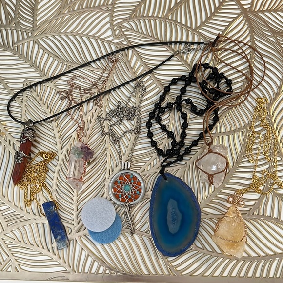 Jewelry - Crystal Bundle Necklace Set